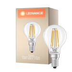 Ledvance Classic LED E14 Pear Filament Clear 3.8W 806lm - 827 Extra Warm White | Replaces 60W