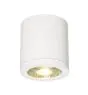 SLV Enola C Ceiling Light Aluminium White Round 11W 1020lm 35D - 830 Warm White 